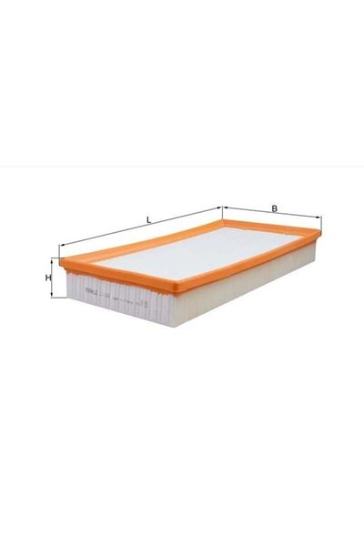Naspar Vw Air Filter E301L / A379 Part No: Mhl Lx684