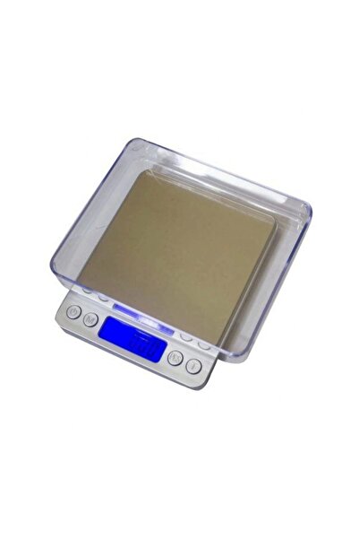 Epilons Kare Laboratuvar Ve Kuyumcu Hassas Terazi 500 Gr 0.1-2 Kg 0.01