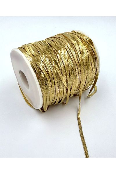 yiğit aksesuar Gold Steel Italian Chain 3 mm 1 Meter