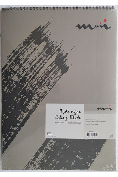 Yener Moii Tracing Sketch Block 29*42 cm 30 Sheets Spiral A3 Sketch Block