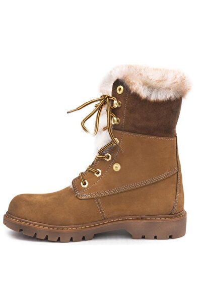 Caterpillar Cat Utah Fur Kadın Tarçın Nubuk Bot