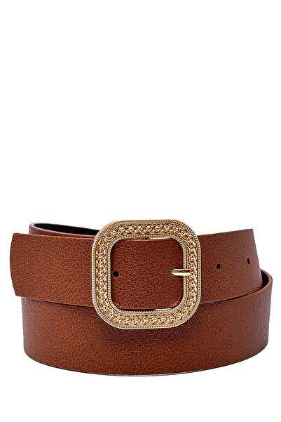 Paçuli Moda Kare Desenli Tokalı Kadın Kemeri, Pantolon Kemeri, Ceket Kemeri, ...