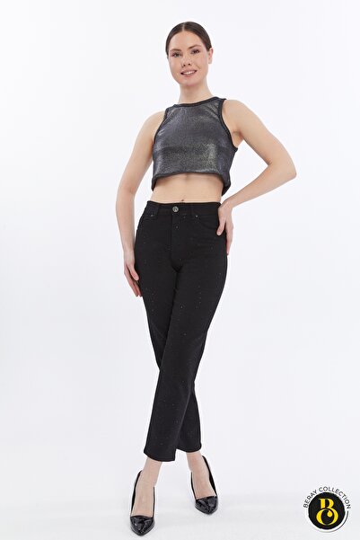 LA CARTE جينز نسائي من حجر موم