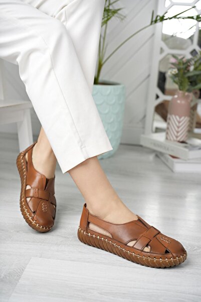 Diego Carlotti Hakiki Deri Kadın Günlük Sandalet DD3030