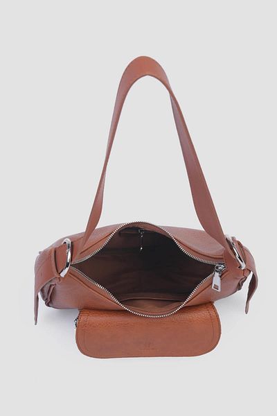 Jacquline Im574 Brown Shoulder Bag