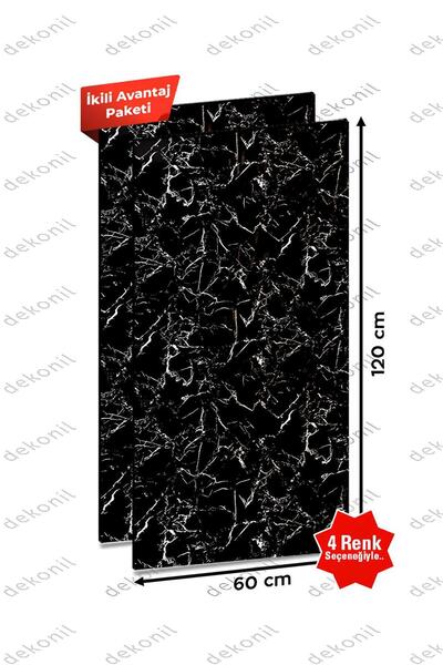 Dekonil Mermer Görünümlü Pvc Panel 60x120 cm (2 Adet)