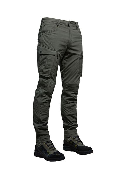 The Biker Jeans Truva Cargo Khaki Protect Motorcycle Jeans Men