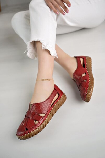 Diego Carlotti Hakiki Deri Kadın Günlük Sandalet DD3030