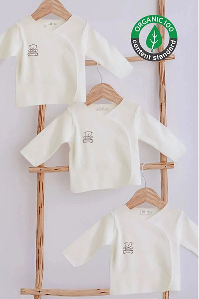 Lilabio Newborn Underwear - 100% Cotton, Set of 3