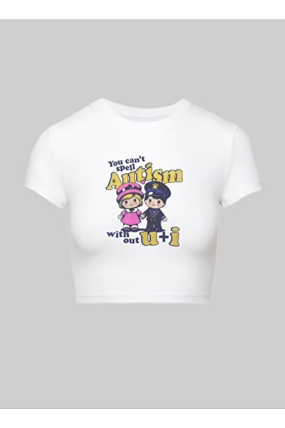 MAYDAY CULTURE Top crop alb mario imprimat Pinterest Y2K Tricou pentru bebelu...