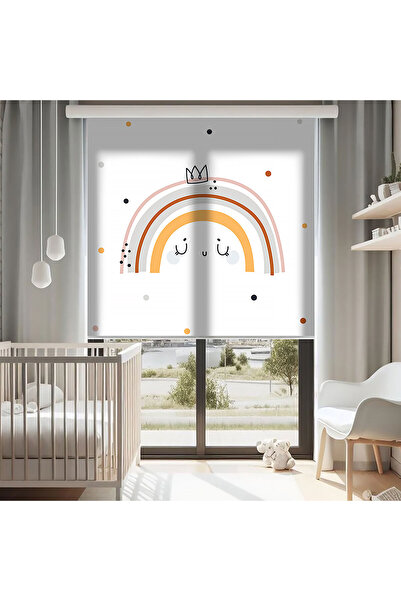 AD Home Κουρτίνες με σχέδιο Rainbow Vector - Αντηλιακό - Βρεφικό Δωμάτιο, Κου...
