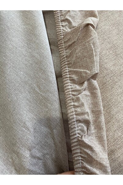 CANDAN ÇEYİZ Sada povlečení na dvoulůžko s gumou Love Brown