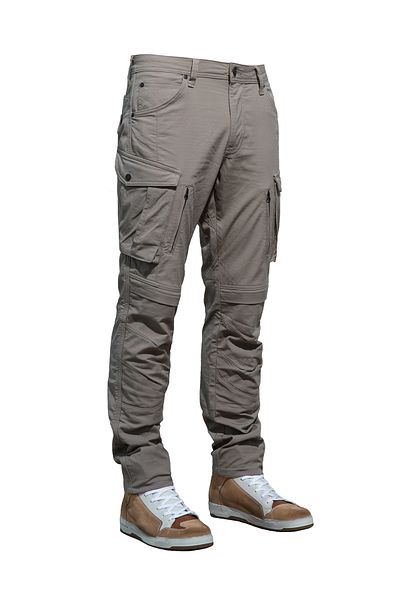 The Biker Jeans Truva Cargo Beige Protect Motorcycle Jeans Men's