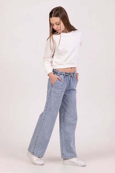 DMB BOYS & GIRLS Girls' Denim Loose Fit Pants