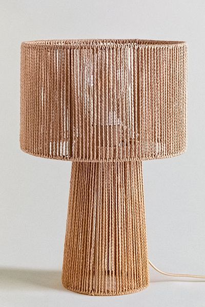 NYLife Paper Rope Bohemian Rustic Modern Nordic Style Cylinder Lampshade Lighting Lamp