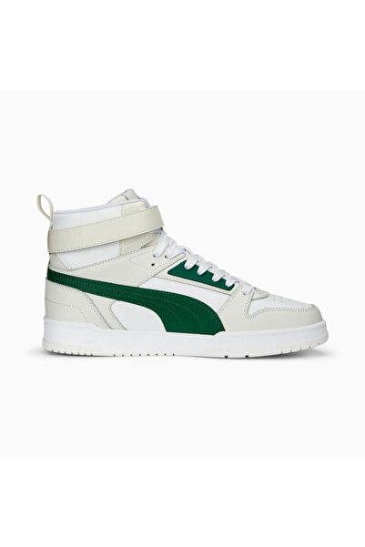 Puma 385839 10 RBD Game Ανδρικά αθλητικά παπούτσια White-Cream-Green