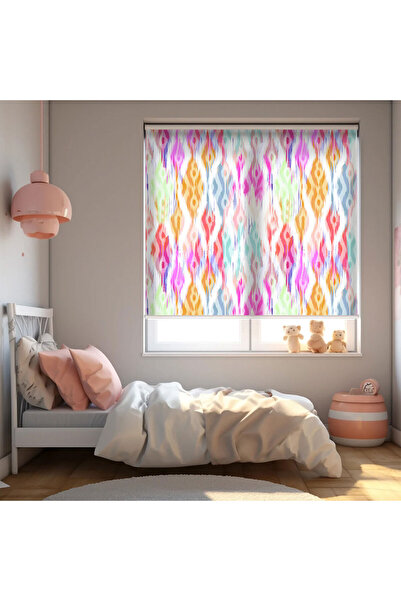 AD Home Κουρτίνα με στάμπα "Μετάβαση των χρωμάτων" - Κουρτίνα ηλιοπροστασίας ...