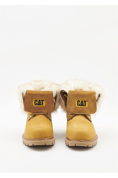 Caterpillar Cat 015Z101184 Utah Fur Sarı Nubuk Kadın Bot