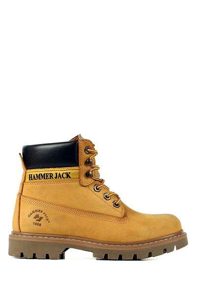 Hammer Jack 102 16600-m Yellow Nubuck Men's Genuine Leather Boots
