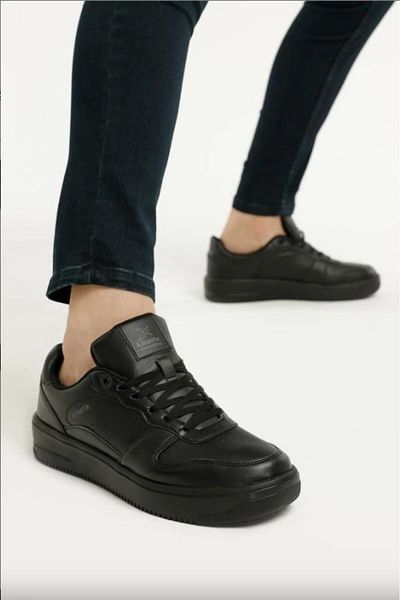 Kinetix 101163546 Tyra Pu 2PR Negru-Negru Pantofi sport pentru bărbați
