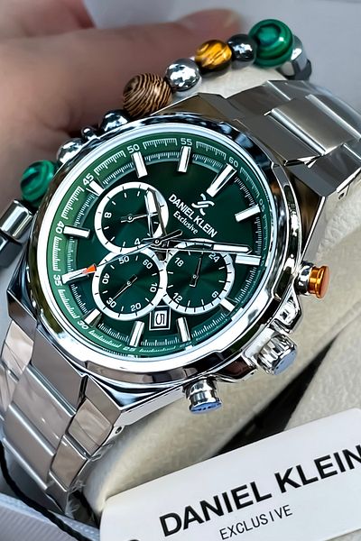 Daniel Klein Original Multifunction All Functions Active Ystainless Steel Men's Watch+ Bracelet Gift