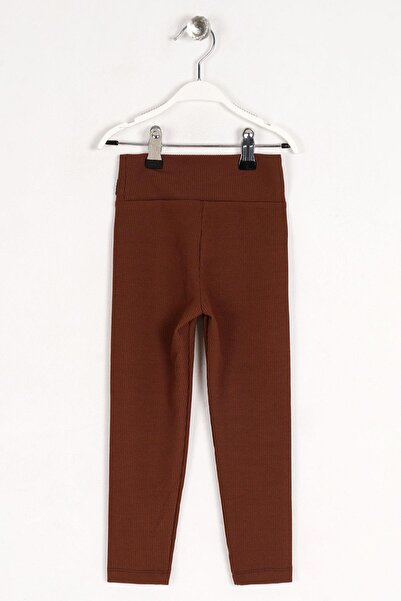 zepkids Κοριτσίστικο καλσόν σε καφέ χρώμα