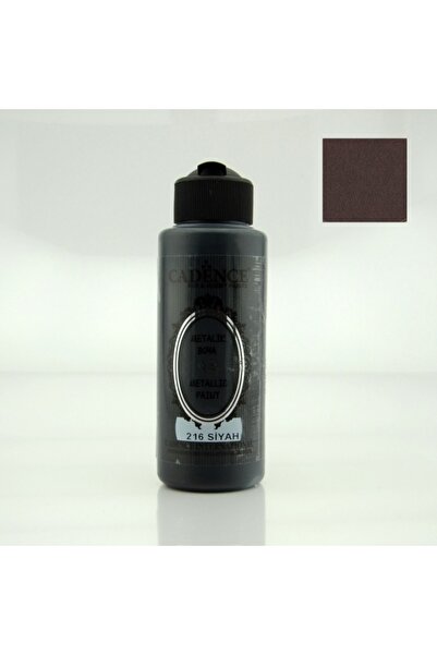 Cadence METALİK SEDEFLİ BOYA 216 SİYAH 120ML