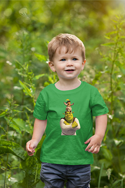 oneagılyazı Tricou supradimensionat pentru copii cu imprimeu Shrek