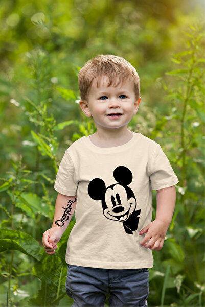 oneagılyazı Tricou supradimensionat pentru copii cu imprimeu Mickey