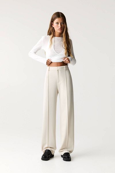 Pull & Bear High-waist smart trousers