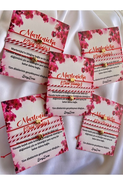 BeryDenz 5 Adet Fil Yonca Ve Marteniçka Altın Kaplama Figürlü Bileklikler