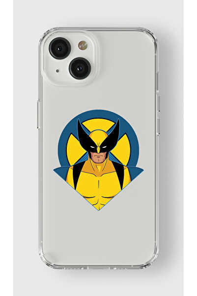moonset Iphone 15 Uyumlu Wolverine Tasarımlı Baskılı Şeffaf Telefon Kılıfı