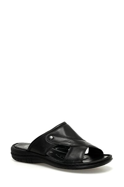 Polaris 107398.M Siyah Erkek Hakiki Deri Terlik