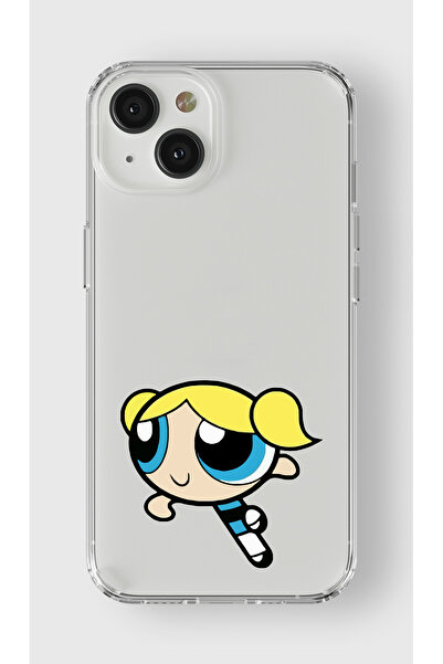 moonset Iphone 15 Uyumlu Bubbles Tasarımlı Baskılı Şeffaf Telefon Kılıfı