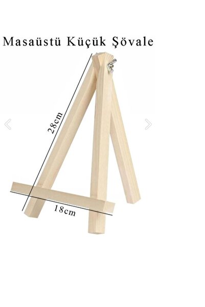 hobi market art Akrobat Şövale,Masaüstü Şövale, Ahşap, Mini Şövale, Üç Ayaklı, Resim Şövalesi, Ressam Sehpası