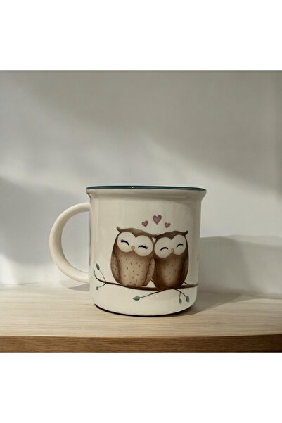 Butik Rue Design 14 Şubat Sevgililer Günü Temalı Baykuş Desenli Özel Tasarım ...