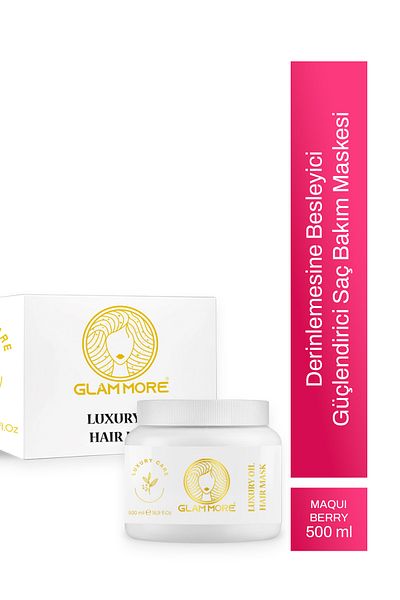 Glam More Deeply Nourishing & Strengthening Luxury Oil Hair Mask 500 ml