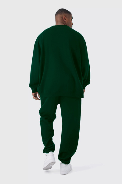 Superlife Men's Battal Relaxed Fit Slim Sweatpants Spr24Bea51