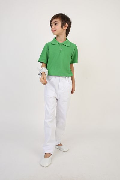 Dıgıl Kids Boy's Green Lacoste-White Trousers Suit - April 23-October 29 School Show