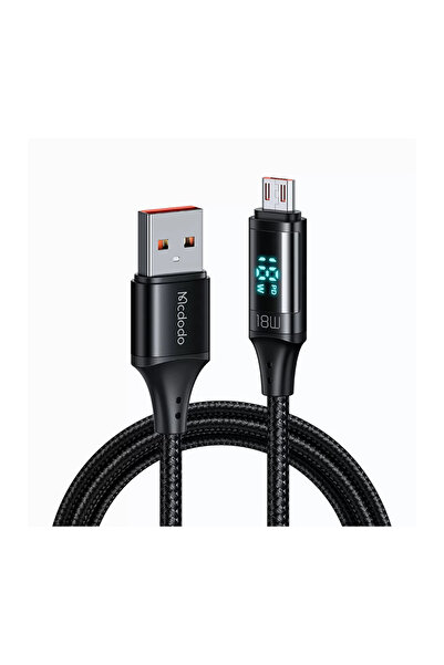 Mcdodo Ca1070 Qc4.0 Micro Hızlı DataŞarj Kablosu 3A 1.2M Siyah