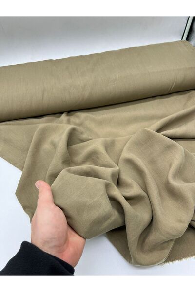 Kumaş Sevdası قماش كتان تانسيل (العرض 145 سم) لا يحتوي على فستان، قميص، تناني...