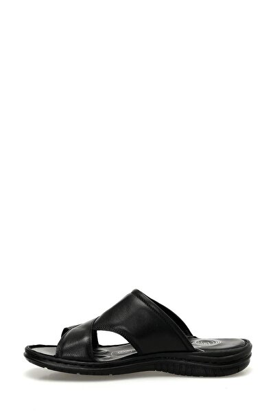 Polaris 107398.M Siyah Erkek Hakiki Deri Terlik