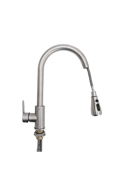 FLEKO Evyepa Inox Spiral Kitchen Sink Faucet - 5 Years Warranty, Brass Material