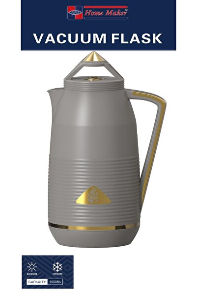 AVCI HOME MAKER 1.0 LITRE VACUUM FLASK - LIGHT GREY