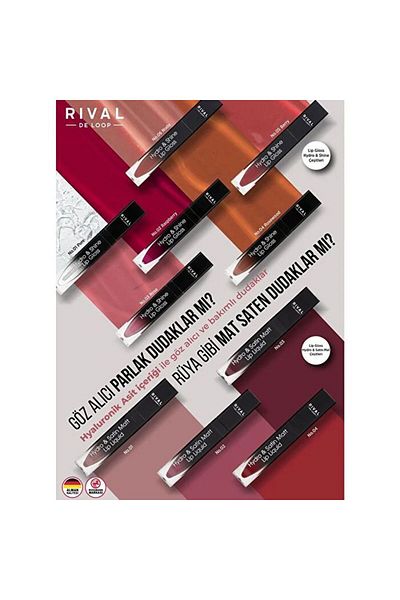 Rival De Loop Rosewood 7 ml - Lip Glaze Hydro & Shine No:04