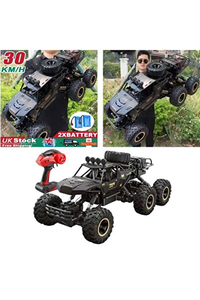 Gepettoys Uzaktan Kumandali 1:10 6 Teker Dev Kumandali Şarjli Rock Crawler