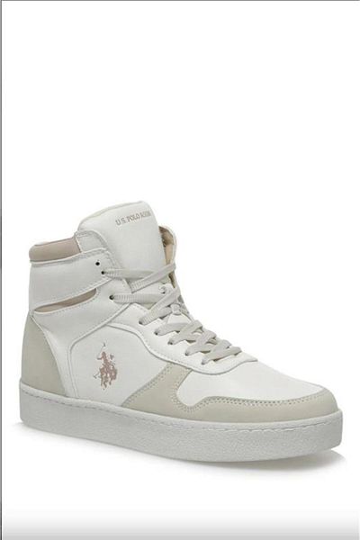 U.S. Polo Assn. U.S. Polo Assn. 101184277   - Tenis înalt pentru femei Ano 2PR bej