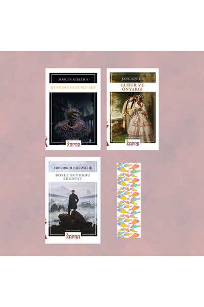 Kapra Yayıncılık 3 Kitap - Ayraç Hediyeli / Kendime Düşünceler - Böyle Buyurd...