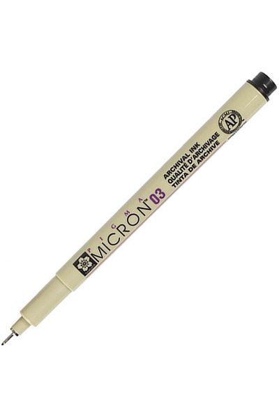 Sakura Pigma Micron 03 Black 0.35 mm