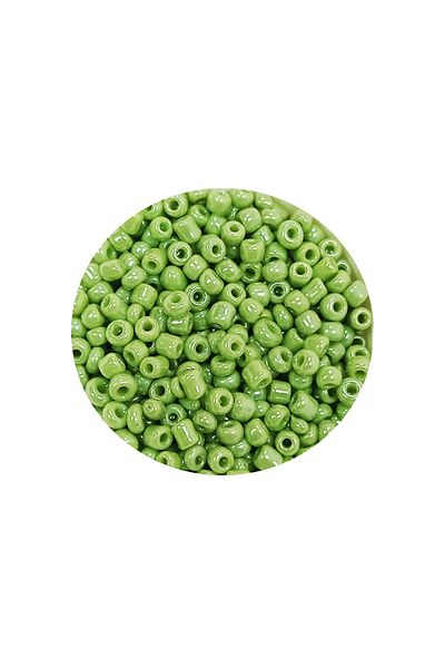 STUMBANNG Bulk glass sand beads (11/0) 2 mm - 60 grams - light green - bnc038